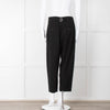 ME + EM Black Side Zip Back Buckle Trousers