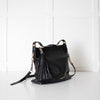 Michael Kors Black Grainy Leather Shoulder Bag