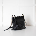 Michael Kors Black Grainy Leather Shoulder Bag