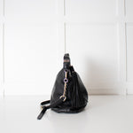 Michael Kors Black Grainy Leather Shoulder Bag