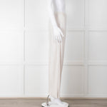 Max Mara Leisure Cream Pleated Trousers