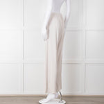 Max Mara Leisure Cream Pleated Trousers