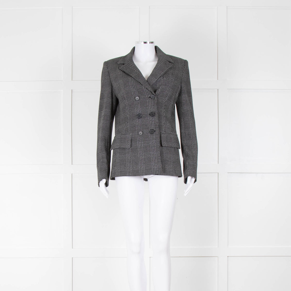 Riani Black Speckle Double Breasted Blazer