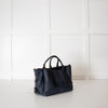Radley Navy Blue Top Handle with Whipstitch Detail