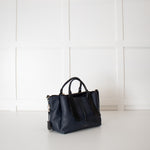Radley Navy Blue Top Handle with Whipstitch Detail