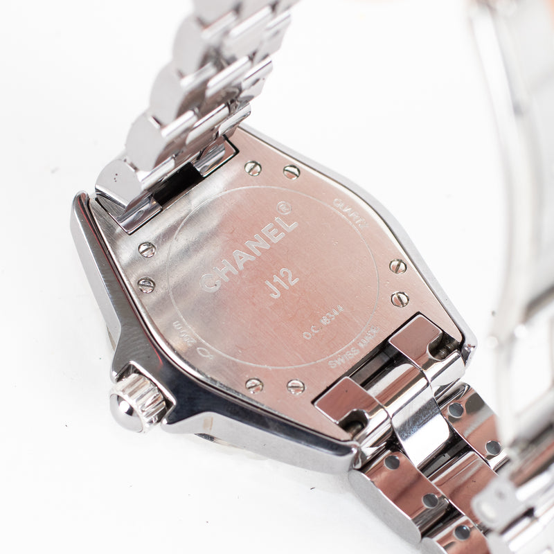 Chanel J12 Metallic Silver Highly Resistant Ceramic Quartz Movement Watch