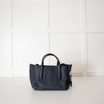 Radley Navy Blue Top Handle with Whipstitch Detail