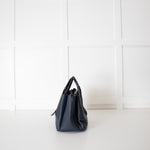 Radley Navy Blue Top Handle with Whipstitch Detail