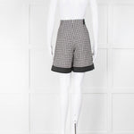 Moncler High Rise Tweed Shorts