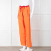 Serena Bute Orange Red Trim Draw String Trousers