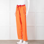 Serena Bute Orange Red Trim Draw String Trousers