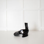 Celine Black Leather Jodphur Ankle Boot