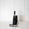 Coccinelle Black Grainy Leather Boheme Shoulder Bag