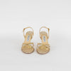 Jimmy Choo Gold Silver Heel Sandals
