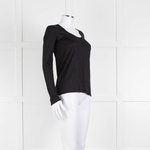 The Row Black Long Sleeve T-Shirt