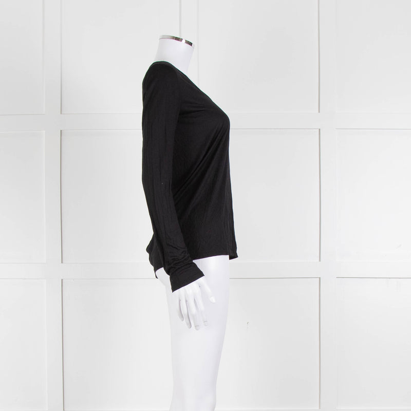 The Row Black Long Sleeve T-Shirt