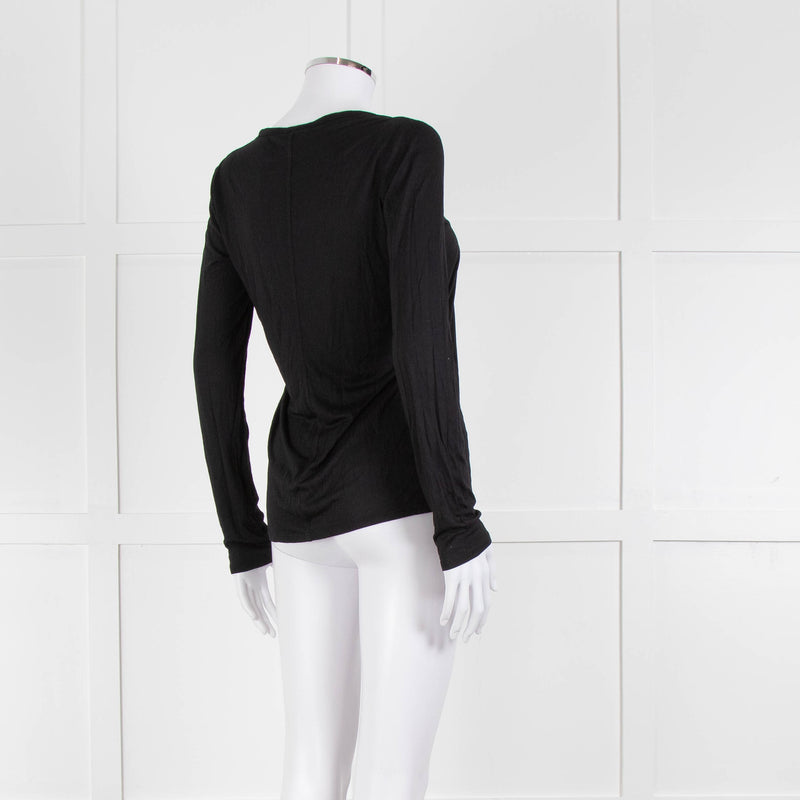 The Row Black Long Sleeve T-Shirt