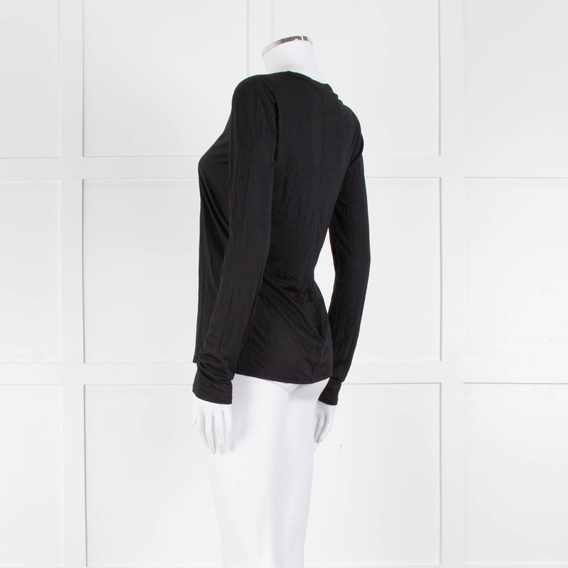 The Row Black Long Sleeve T-Shirt