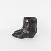 Giuseppe Zanotti Black Leather Ankle Boots With Zips