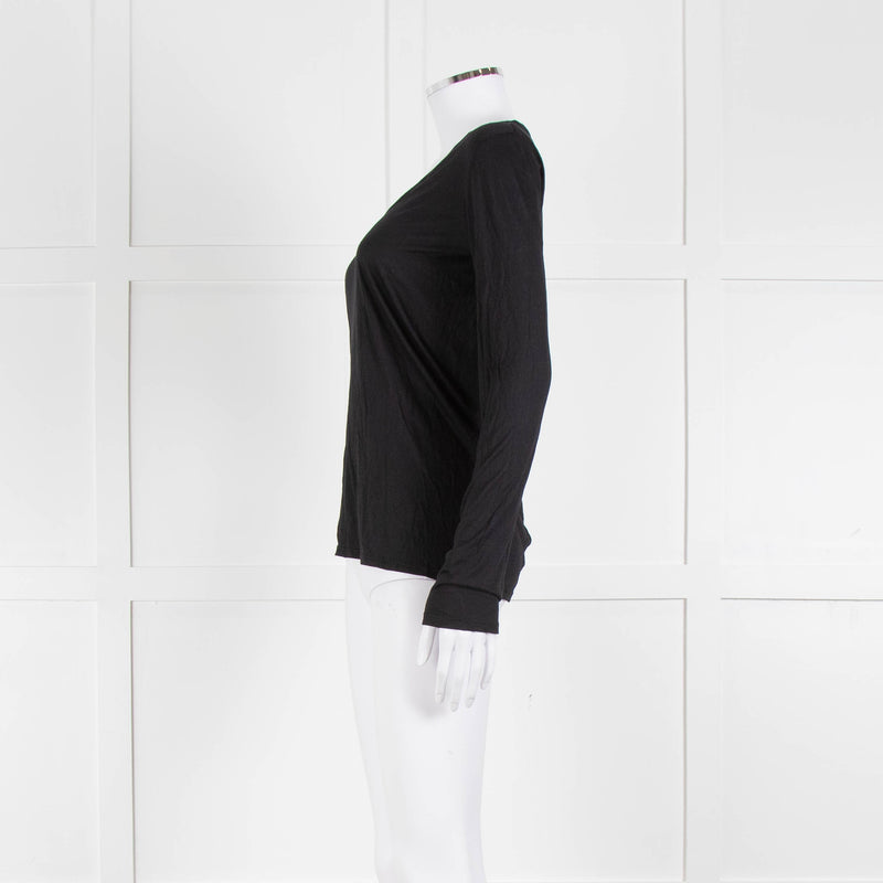 The Row Black Long Sleeve T-Shirt