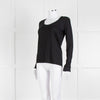The Row Black Long Sleeve T-Shirt