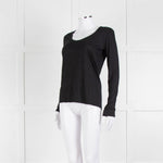 The Row Black Long Sleeve T-Shirt