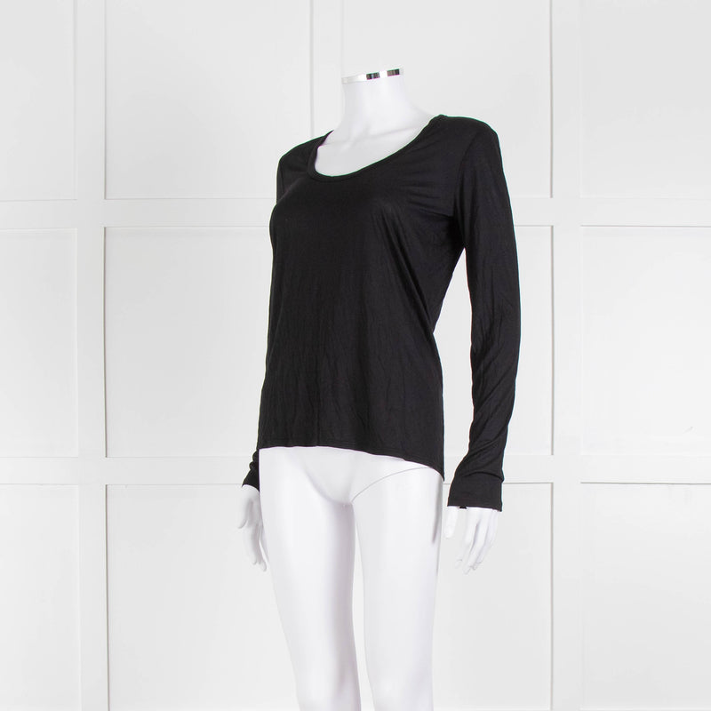 The Row Black Long Sleeve T-Shirt