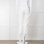 Citizens Of Humanity White Cropped Jeans