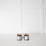 Les Souliers Sezane Silver Slingback Shoes