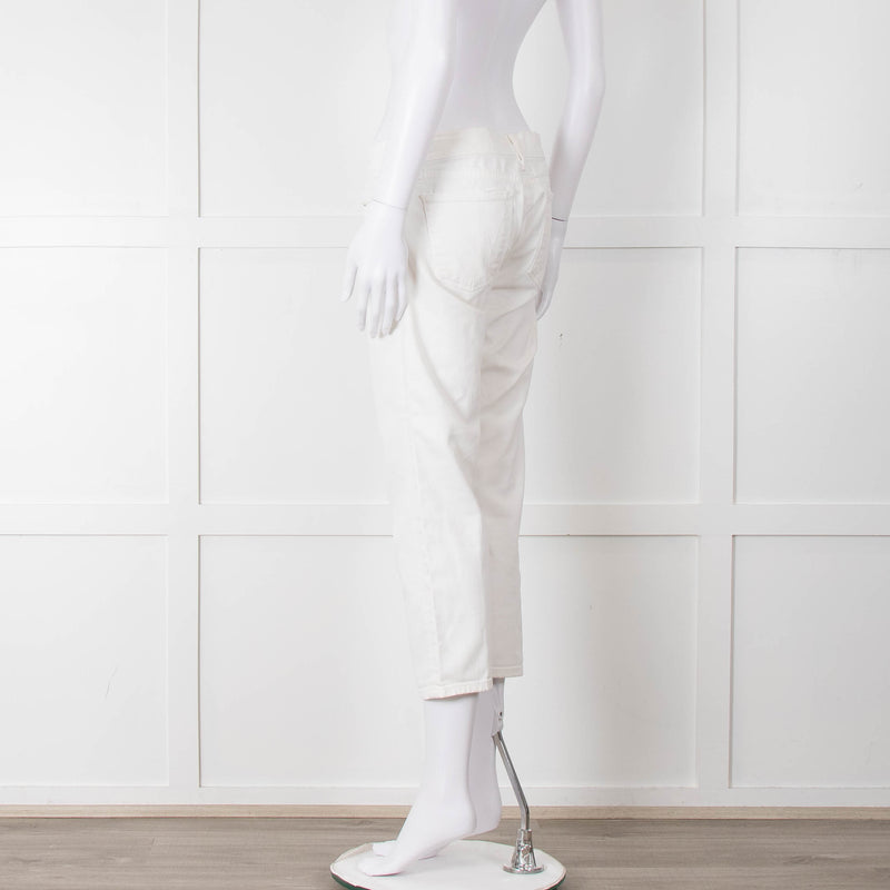 Citizens Of Humanity White Cropped Jeans