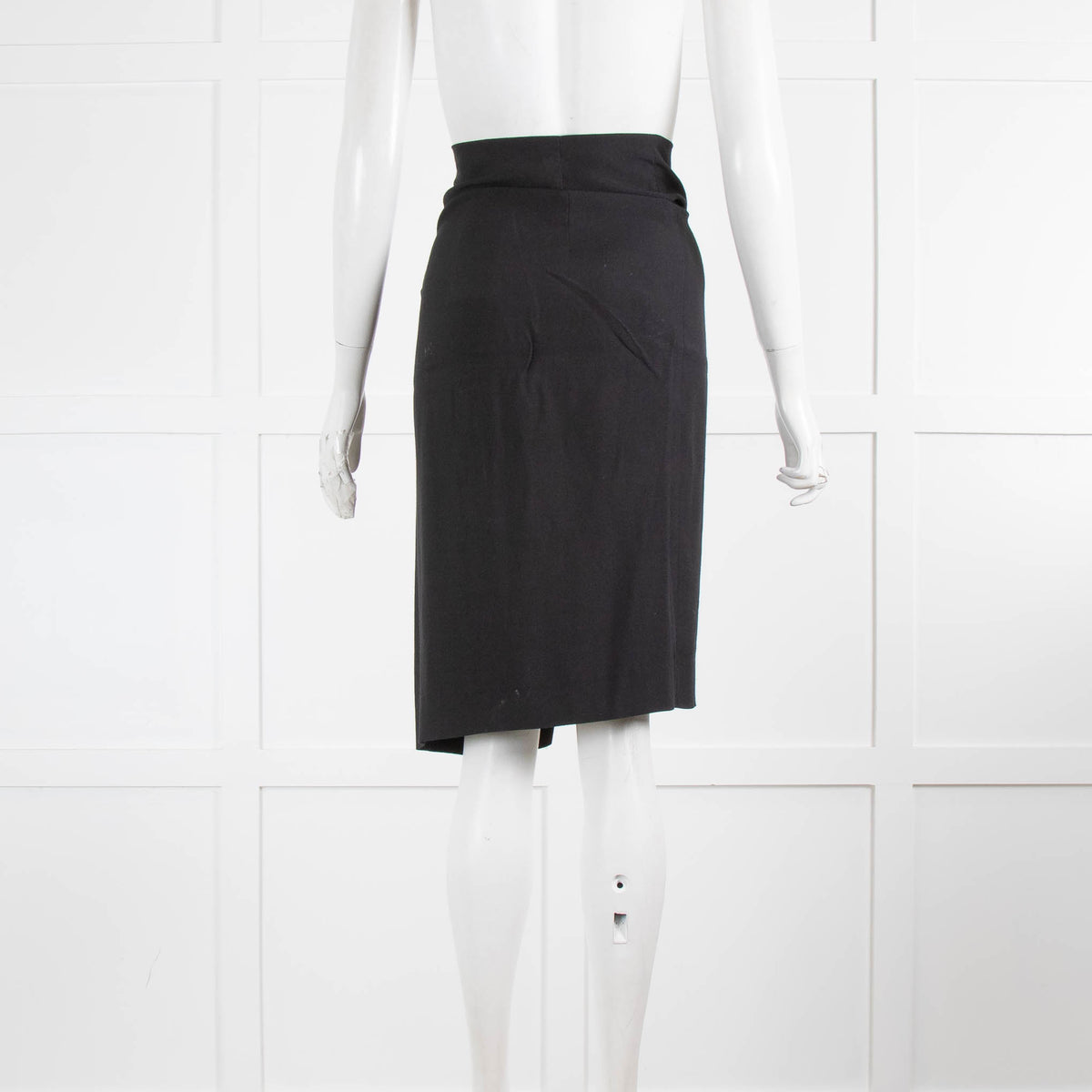Dries Van Noten Black Wrap Skirt