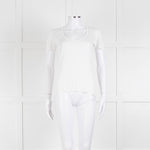 The Row Cream Short Sleeve T-Shirt