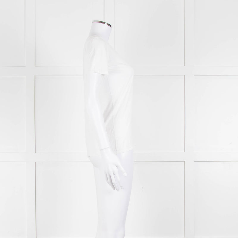 The Row Cream Short Sleeve T-Shirt