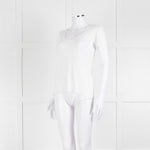 The Row Cream Fine Short Sleeve T-Shirt