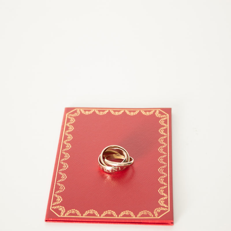 Cartier 18ct Pale Gold Or Amour Et Trinity Ring