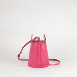 Marni Pink Leather Tropicalia Bucket Bag