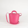 Marni Pink Leather Tropicalia Bucket Bag