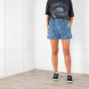 DL1961 Blue Atlas Laser Marie Denim Shorts