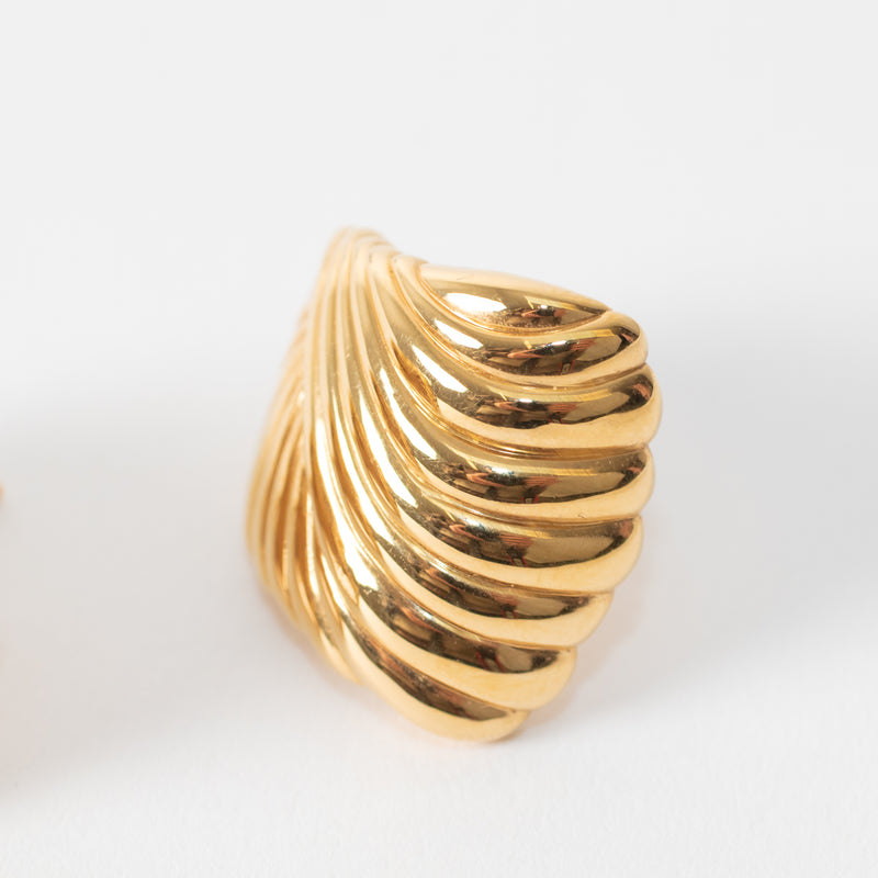 Missoma Ripple Oversized Stud Earrings