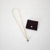 Kirstie Le Marque Gold Chain With Pave Set Ball Pendant