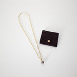 Kirstie Le Marque Gold Chain With Pave Set Ball Pendant