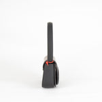 Diesel Matte Black D Logo Shoulder Bag