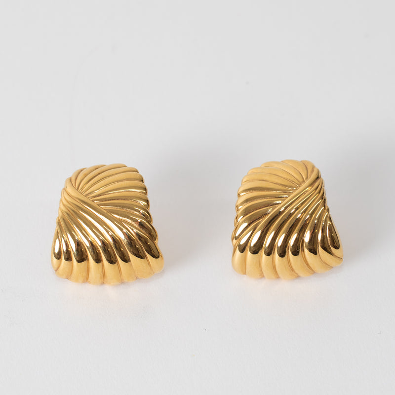 Missoma Ripple Oversized Stud Earrings