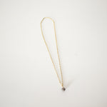 Kirstie Le Marque Gold Chain With Pave Set Ball Pendant