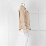 Haris Cotton Beige Linen Jacket