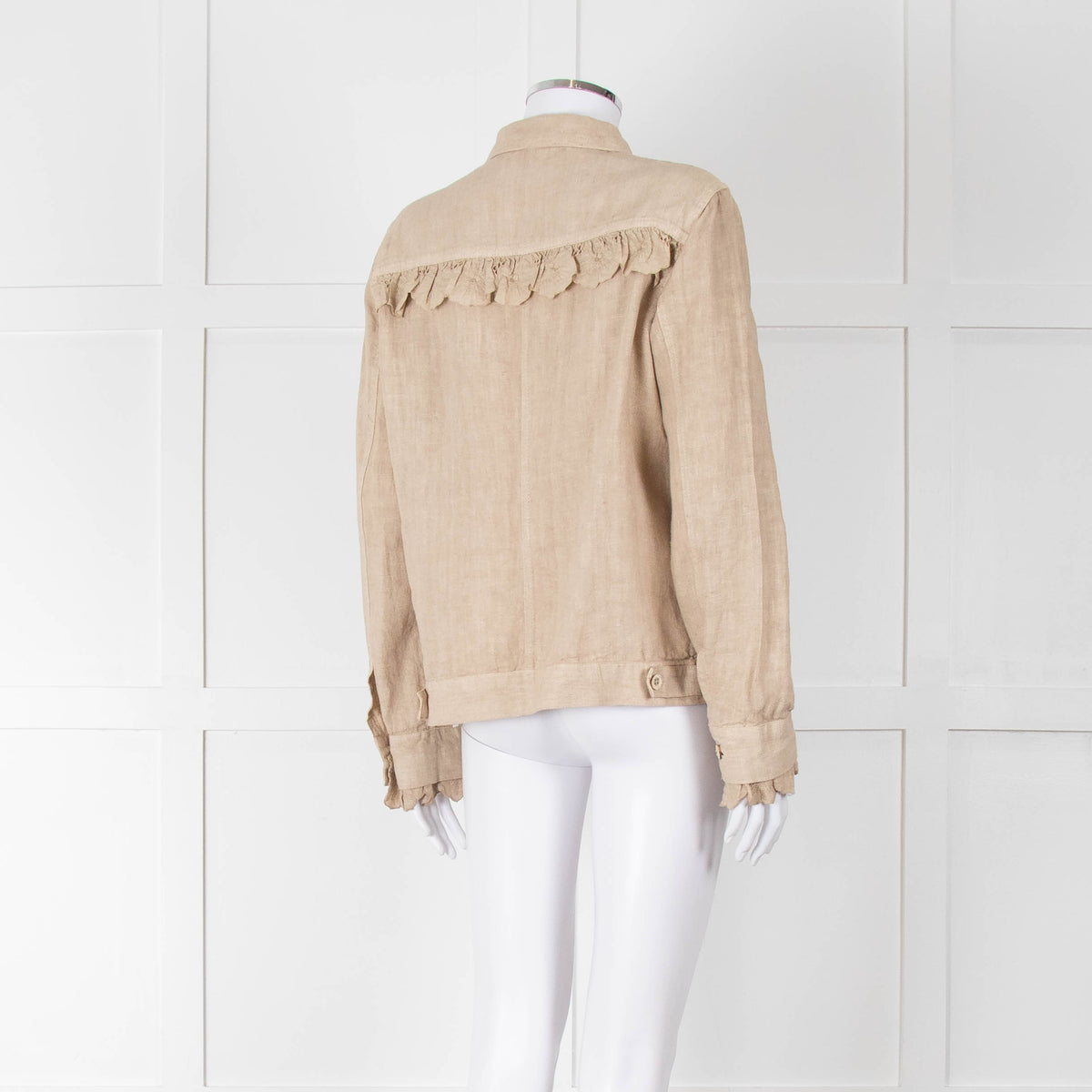 Haris Cotton Beige Linen Jacket