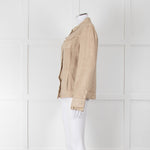 Haris Cotton Beige Linen Jacket