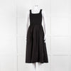 Theory Black Stretchy Top Sleeveless Dress