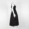 Theory Black Stretchy Top Sleeveless Dress