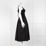 Theory Black Stretchy Top Sleeveless Dress
